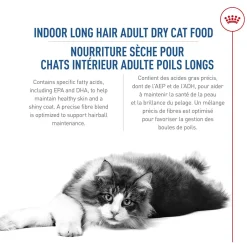 Long Hair Dry Food Formula for Indoor Cats Dry food
