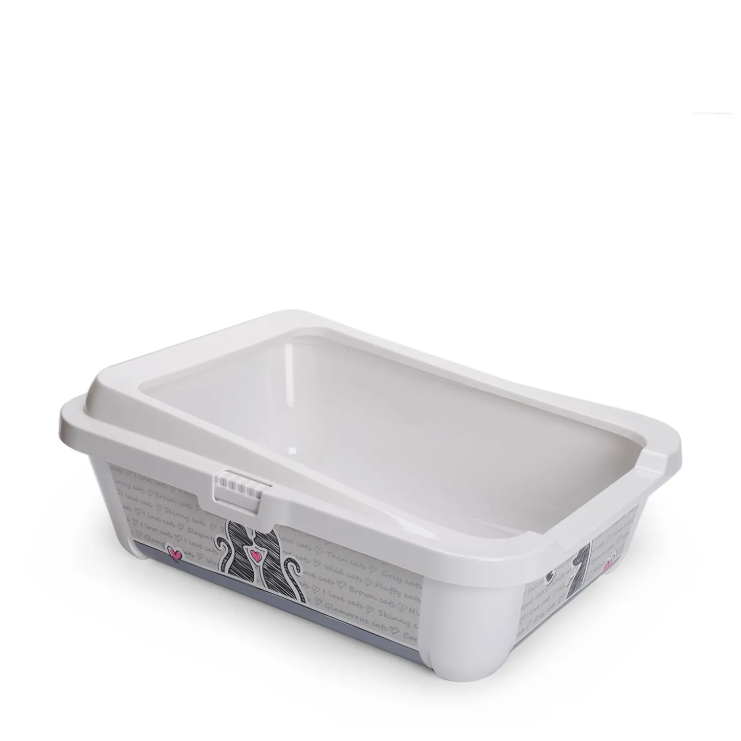 Love letter opened litter box
