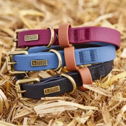 Luxe Waterproof Collar for Dogs, Cabernet