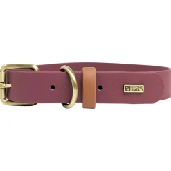 Luxe Waterproof Collar for Dogs, Cabernet