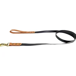 Luxe Waterproof Thin Leash for Dogs, Black