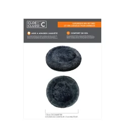Luxurious Ultra Soft Pet Bed, dark grey