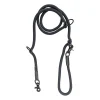 Luxury Rope Leash, Charcoal