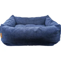 Maritime Blue Corduroy Cozy Bed