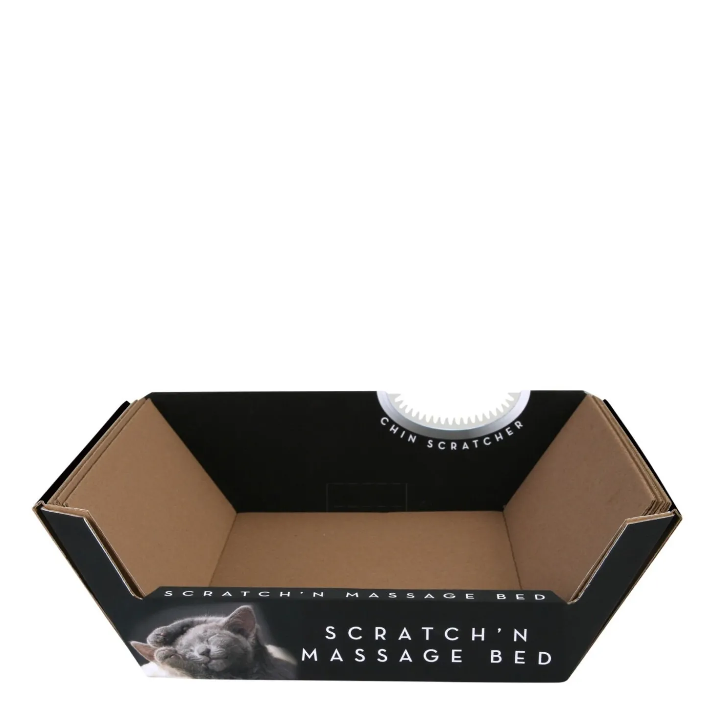 Massage bed and scratcher for cats