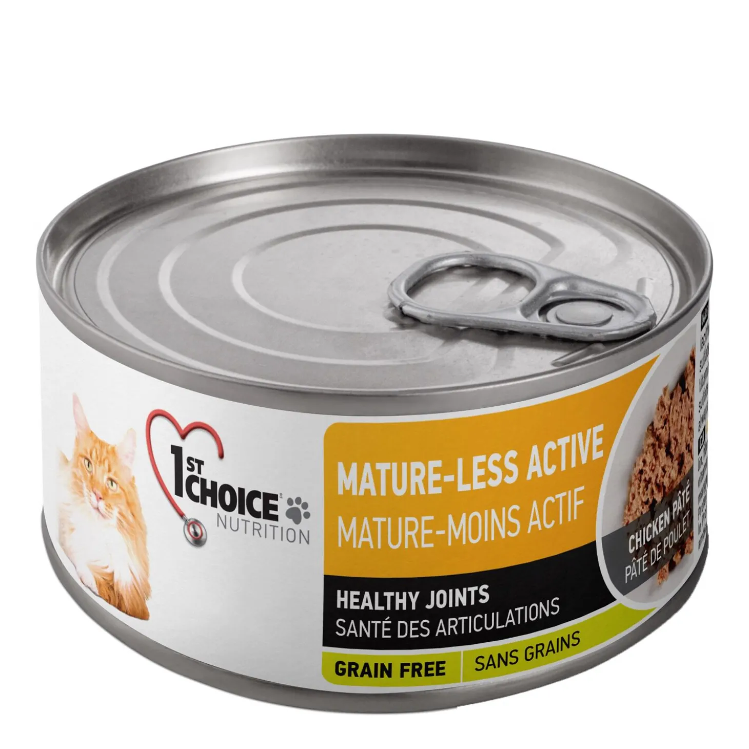 Mature Less Active Chicken pâté for Senior Cats
