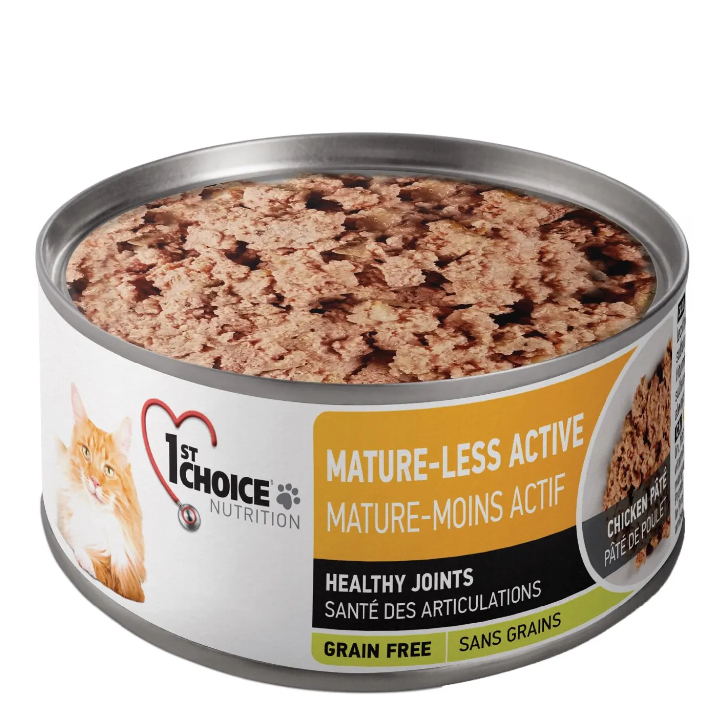 Mature Less Active Chicken pâté for Senior Cats