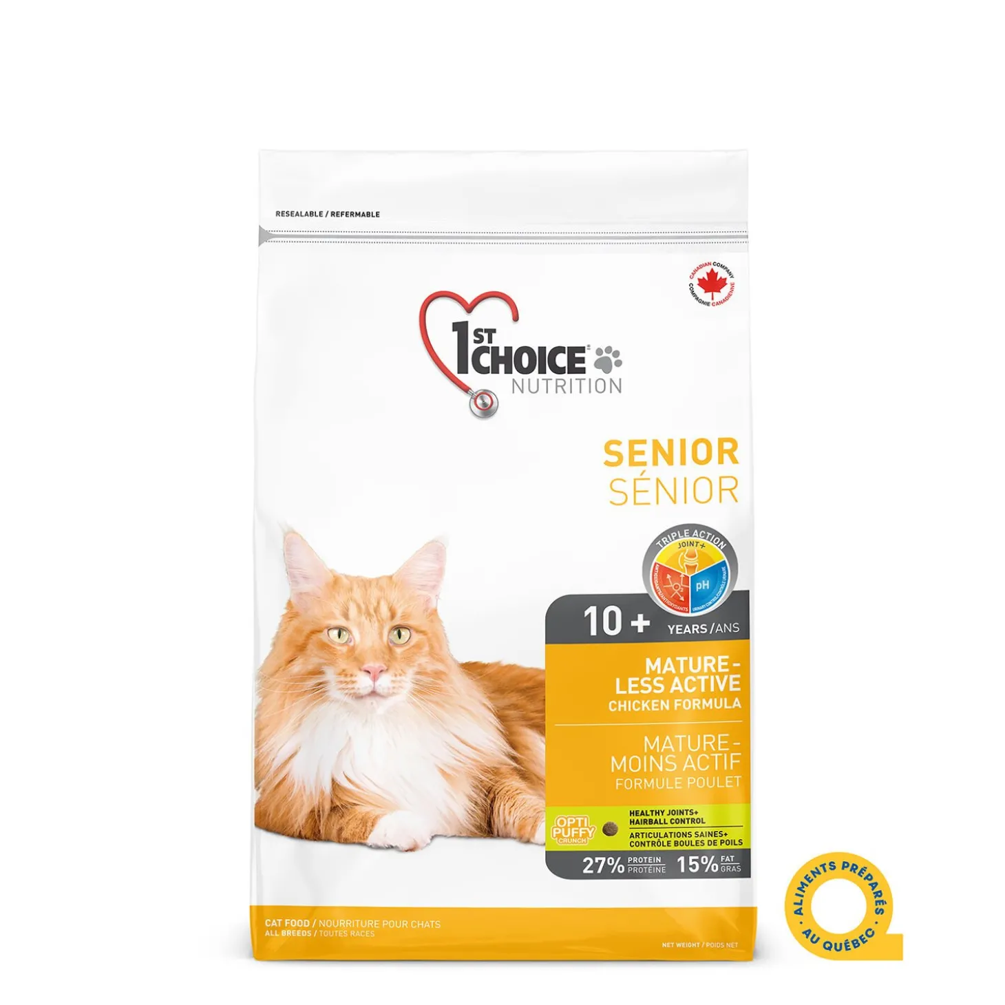 Mature Less Active Chicken Formula for Senior Cats