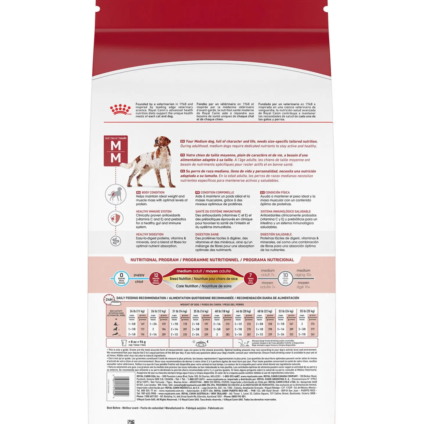 Medium Adult Health Nutrition Formula Dry Dog Food