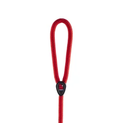Memopet nylon and cord leash, red
