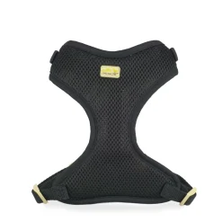 Mesh harness for very small dog, black