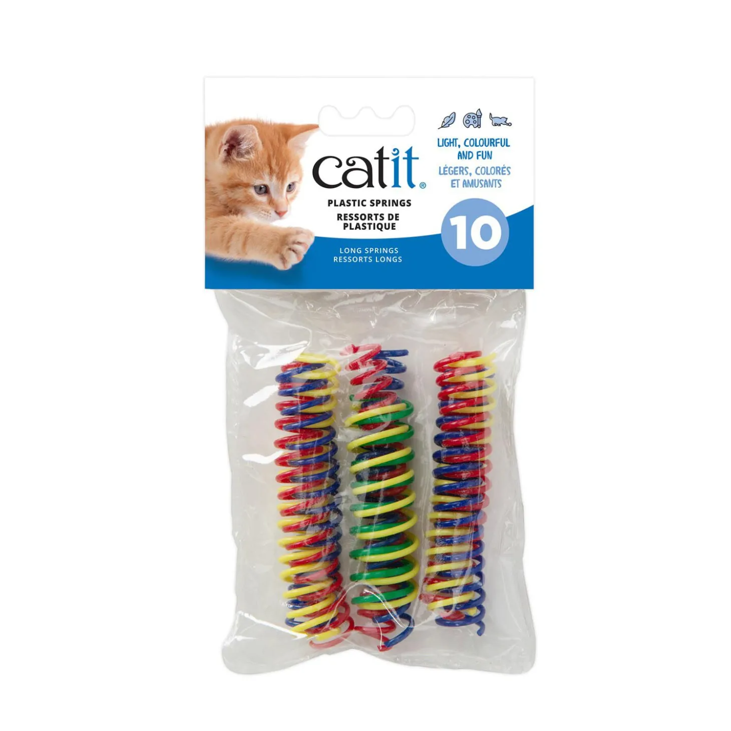 Mini Kitty Playground spring cat toys, 10 pieces