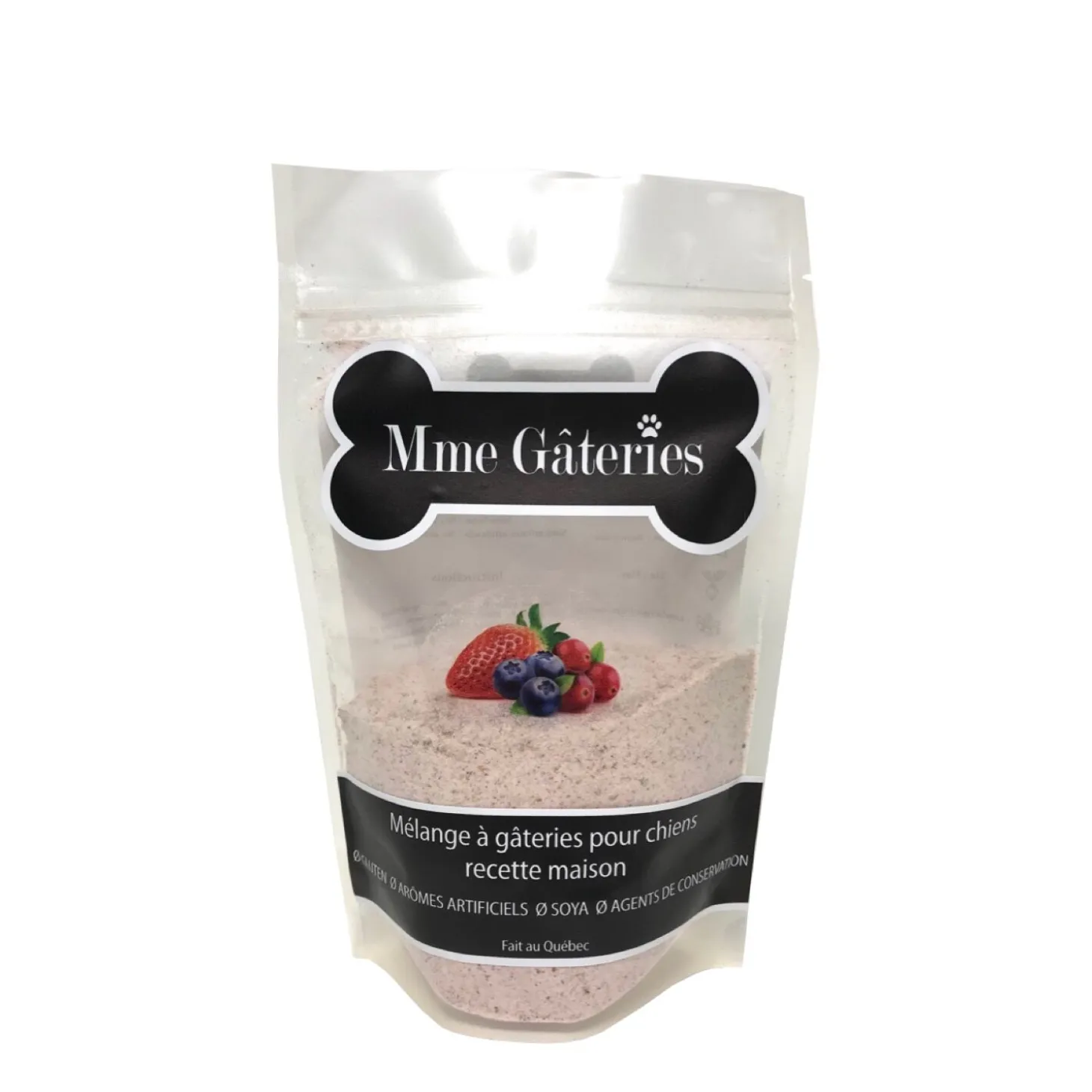 Mix for dog treats, berries