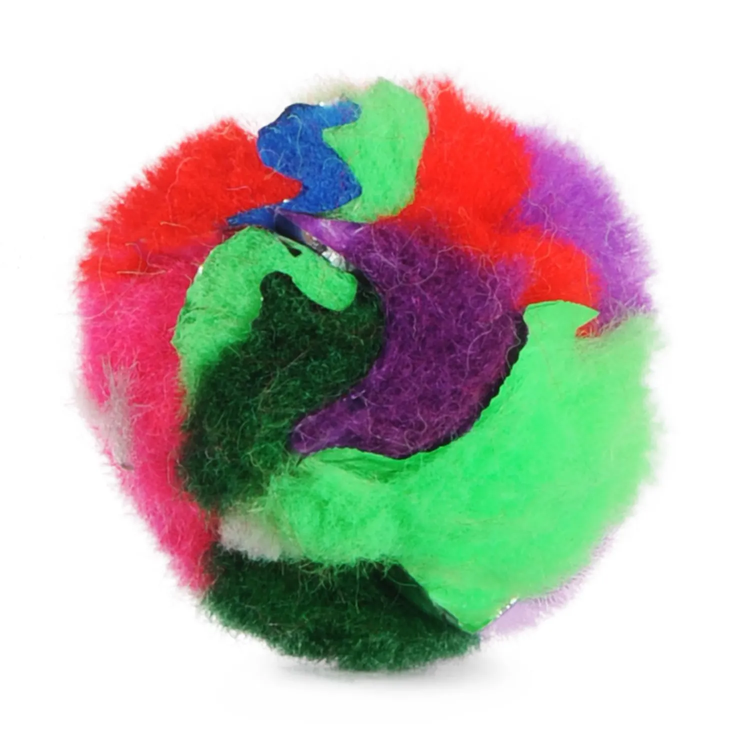 Multicolred ball for cat
