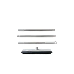 Multi-Surface Rubber Broom with Squeegee