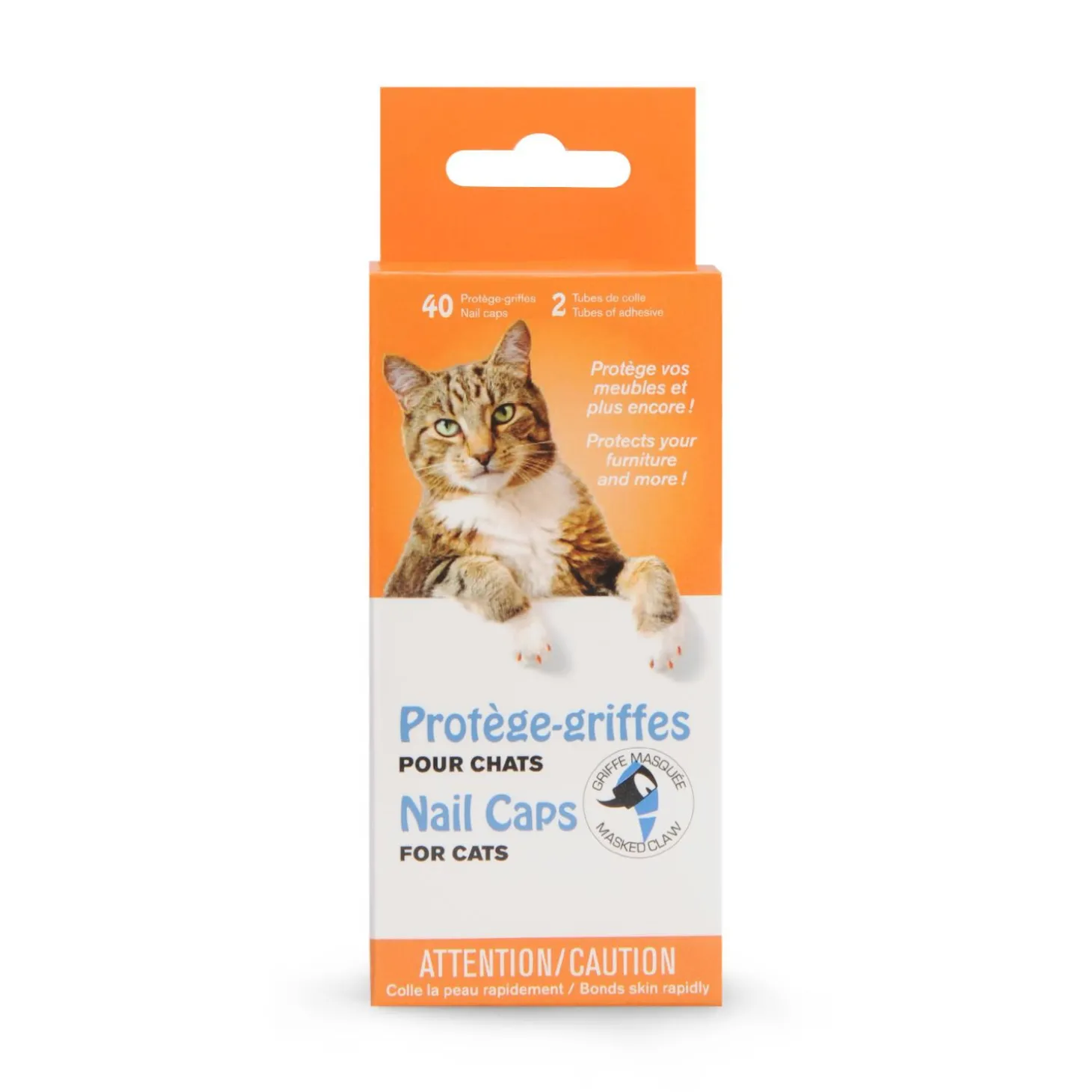 Nail caps for cats, pink