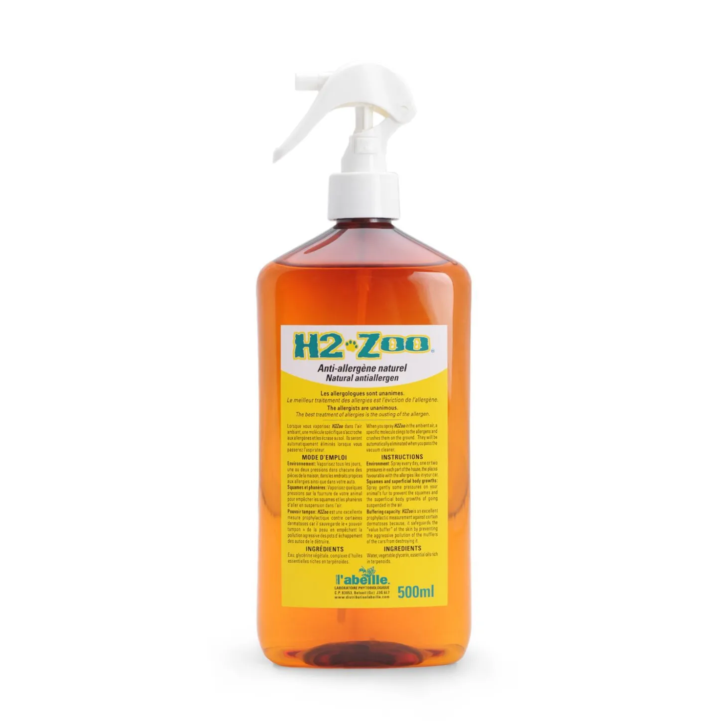 Natural antiallergen spray for pets 500ml