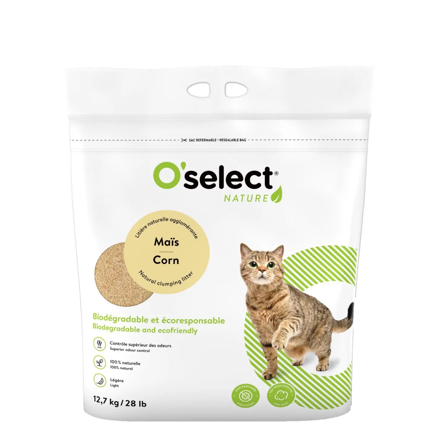 Natural Corn Clumping Litter, 12.7 kg