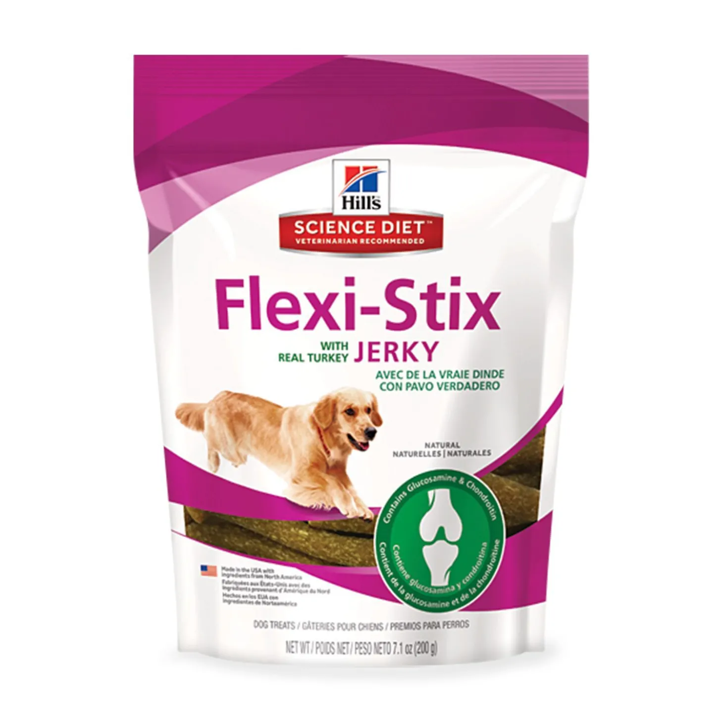Natural Flexi-Stix Turkey Jerky Dog Treats, 200 g