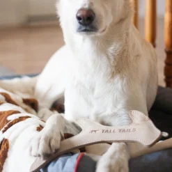 Natural Leather Antler Dog Toy