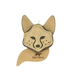 Natural Leather Fox Dog Toy