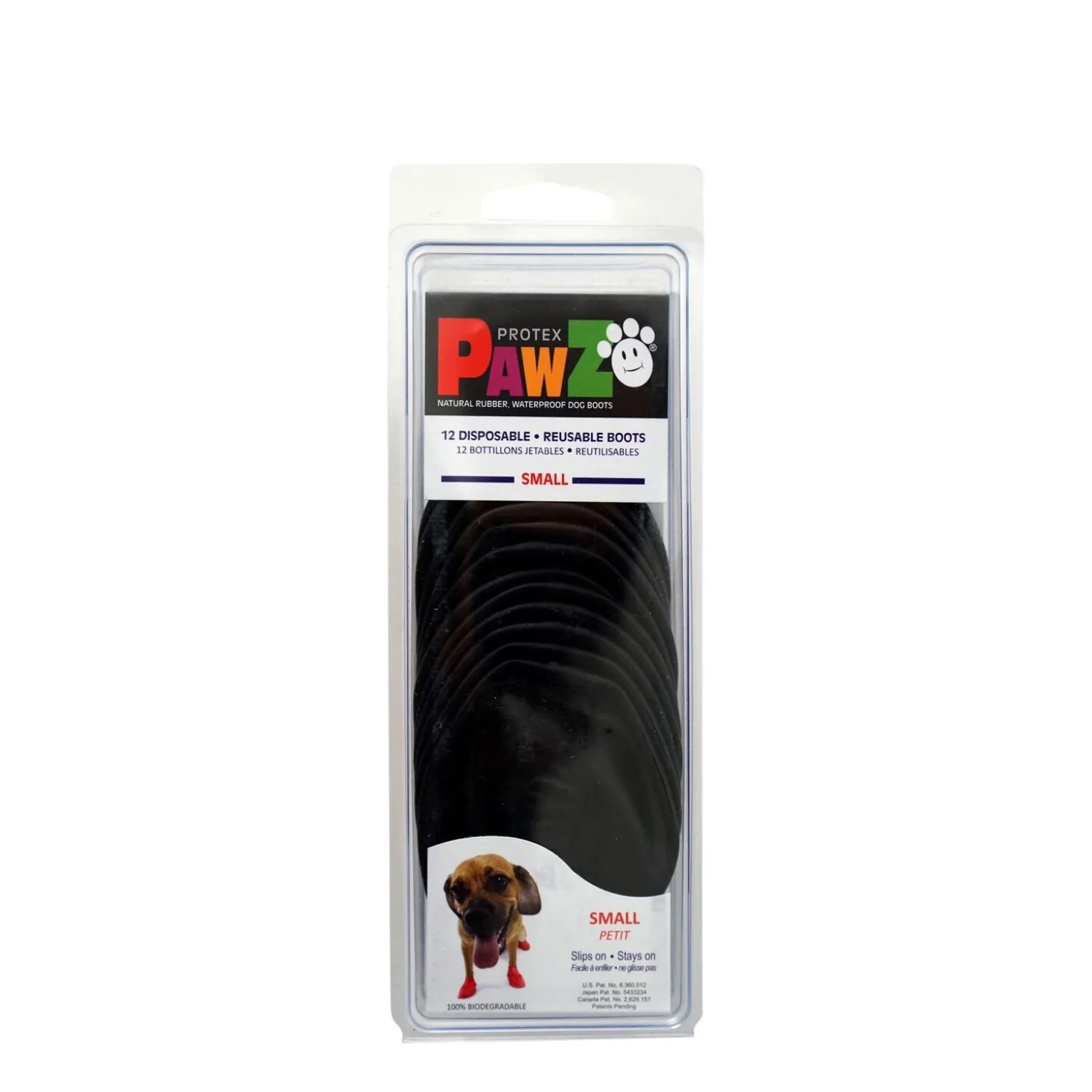 Natural Rubber Waterproof Dog Boots, S