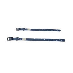 Navy Collar with White Stars for Small Dogs