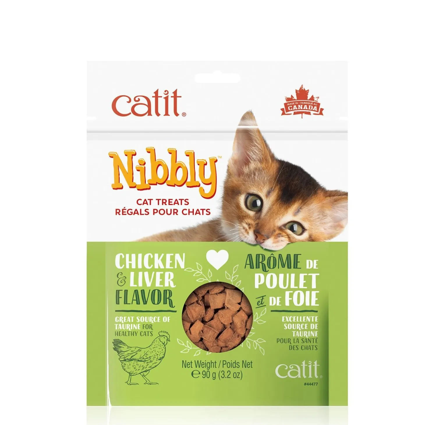 Nibbly cat treats, chicken & liver