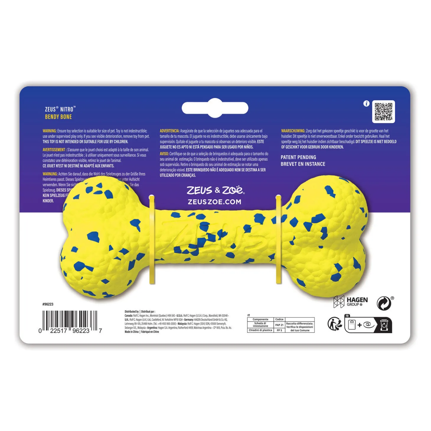 Nitro Bendy Bone Toy for Dogs
