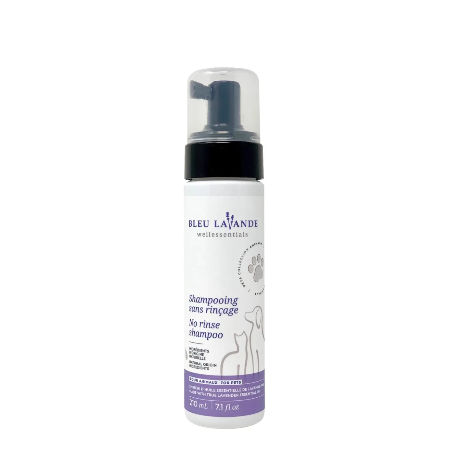 No rinse pet shampoo