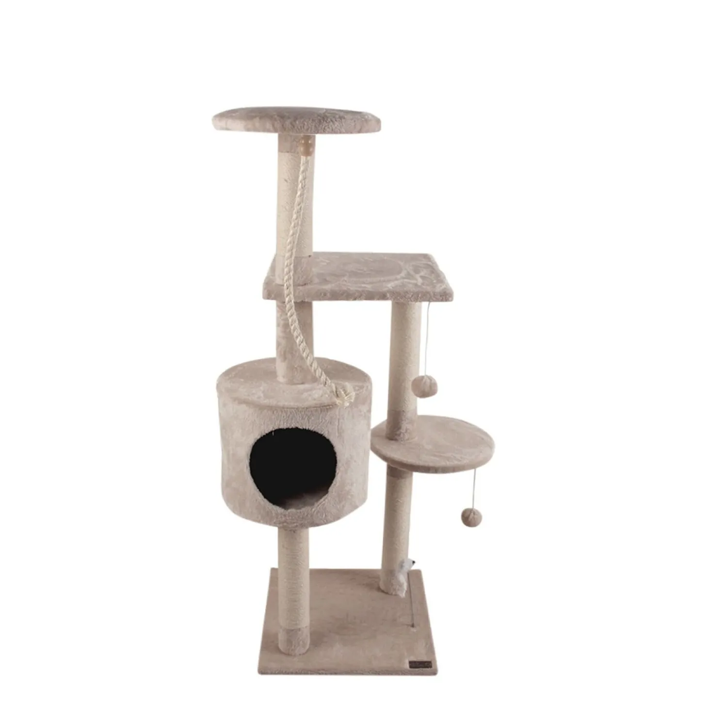 Norway Three Tiered Cat Tree with House and Toys
