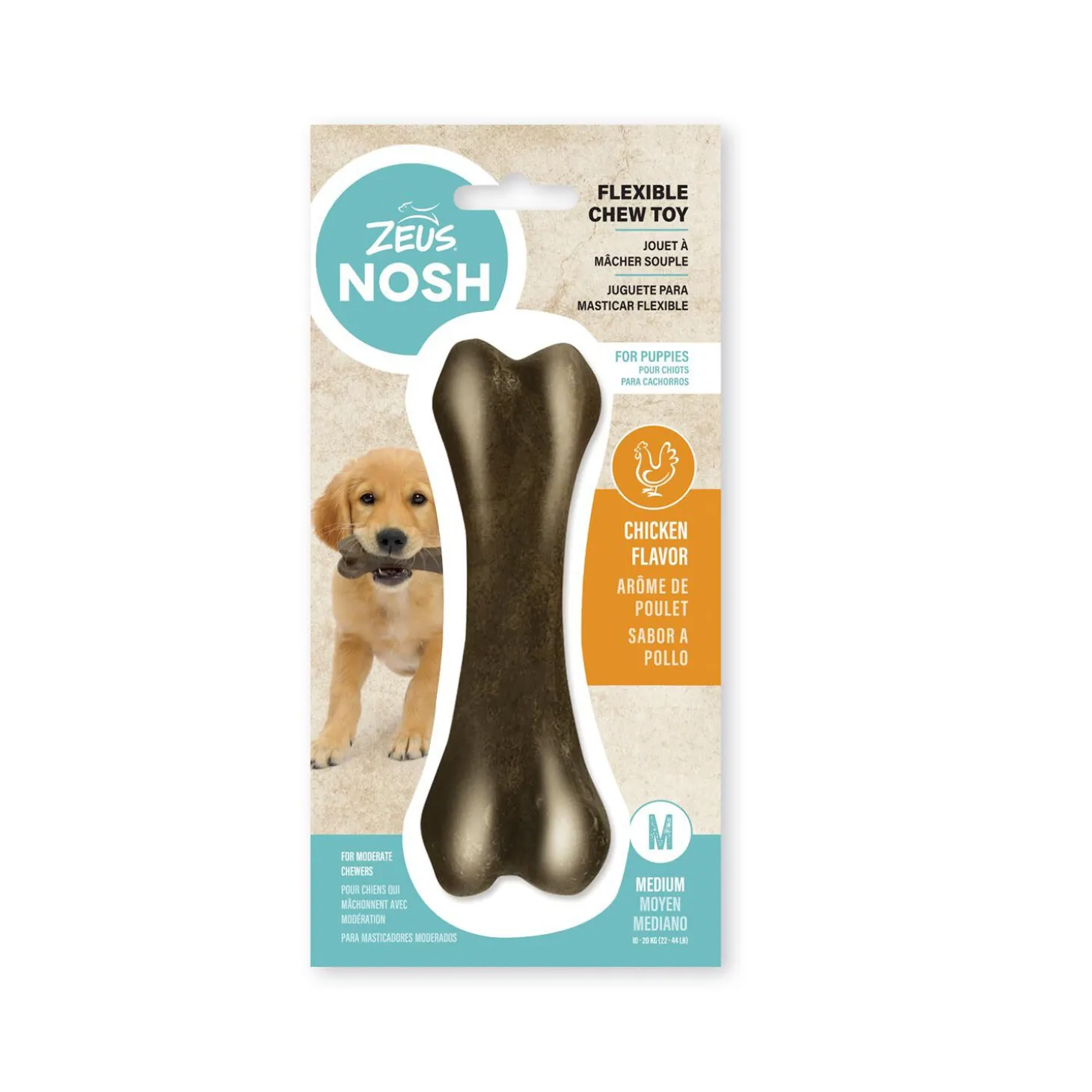 Nosh Flexible Chew Bone, chicken flavour