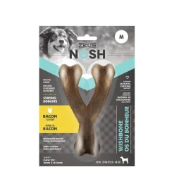 NOSH Wishbone chew toy for dogs, bacon flavour