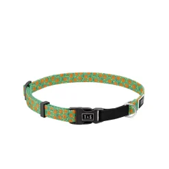 Ollie Orange Adjustable Cat Collar