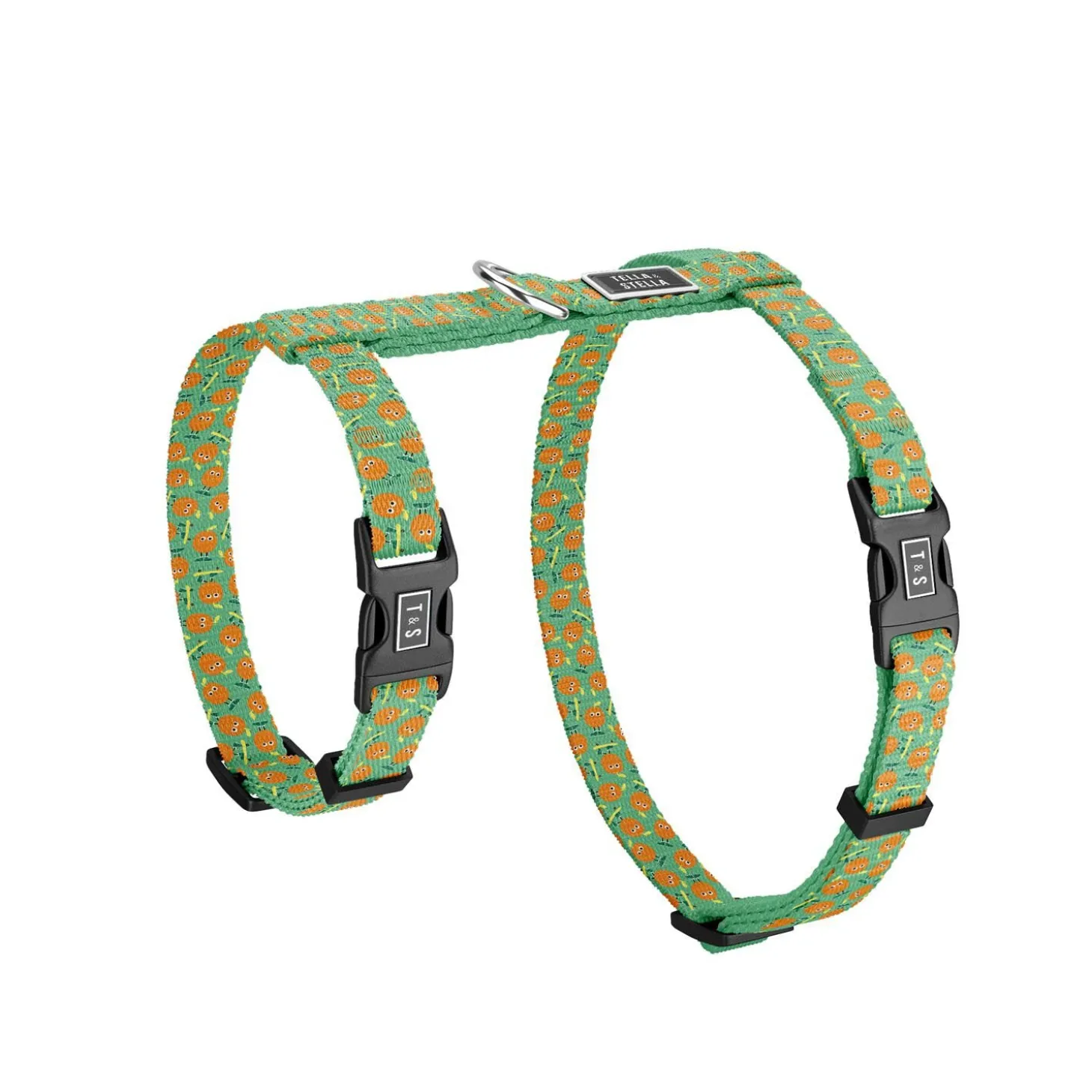 Ollie Orange Adjustable Cat Harness
