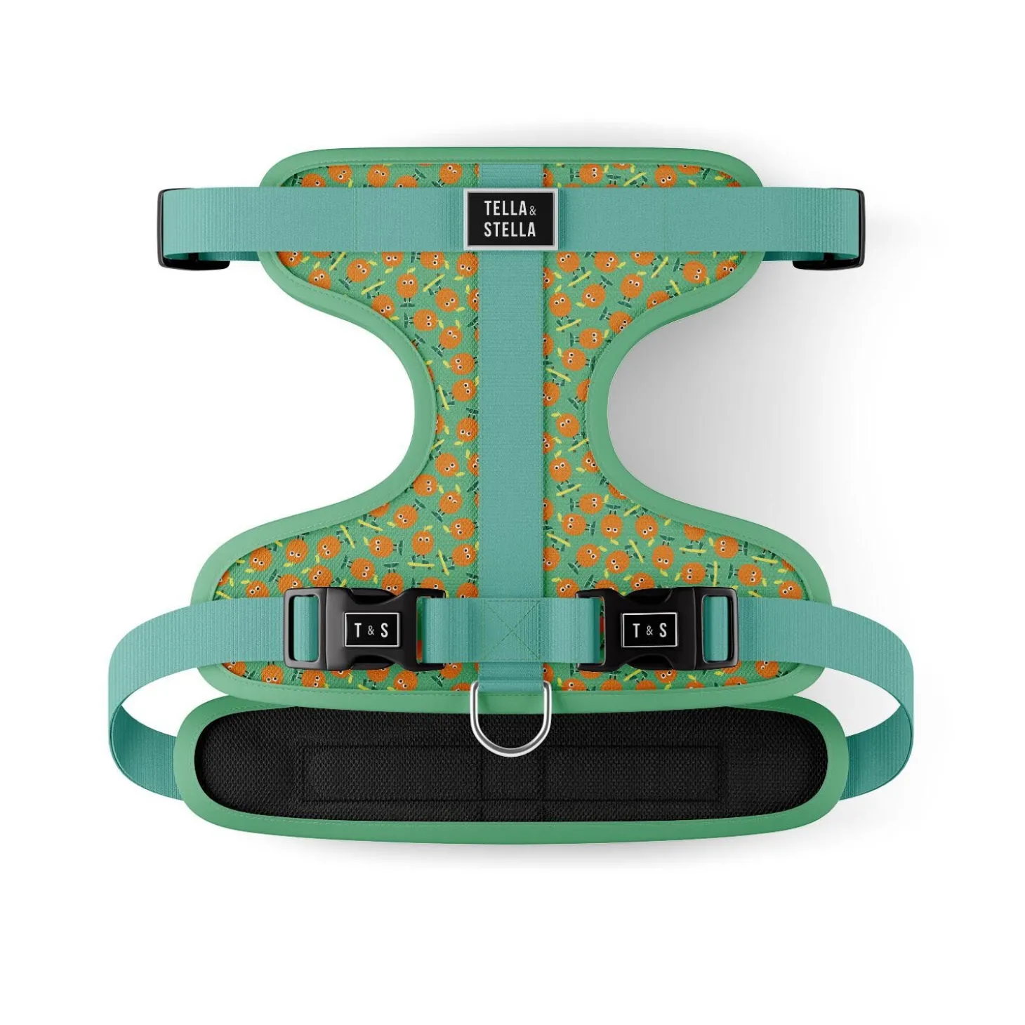 Ollie Orange Adjustable Dog Harness