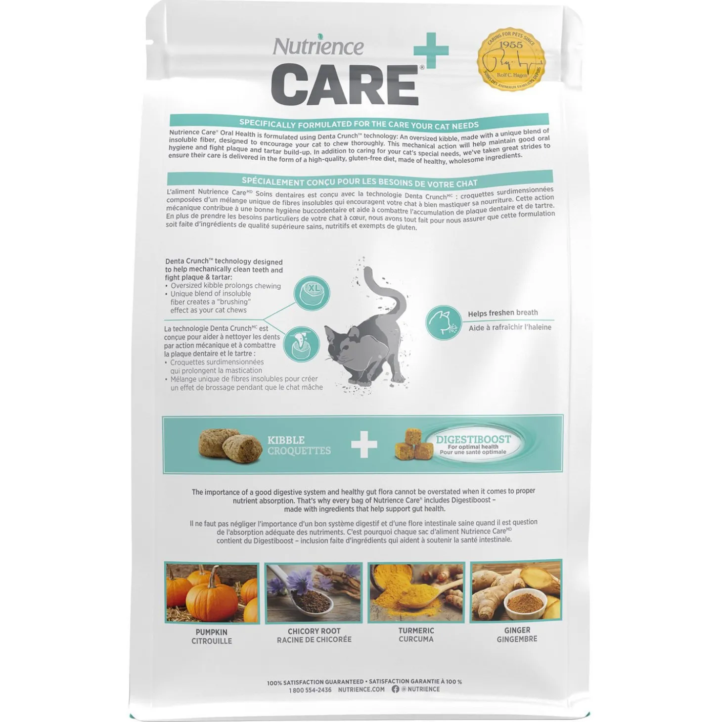 Oral health formula for cats
