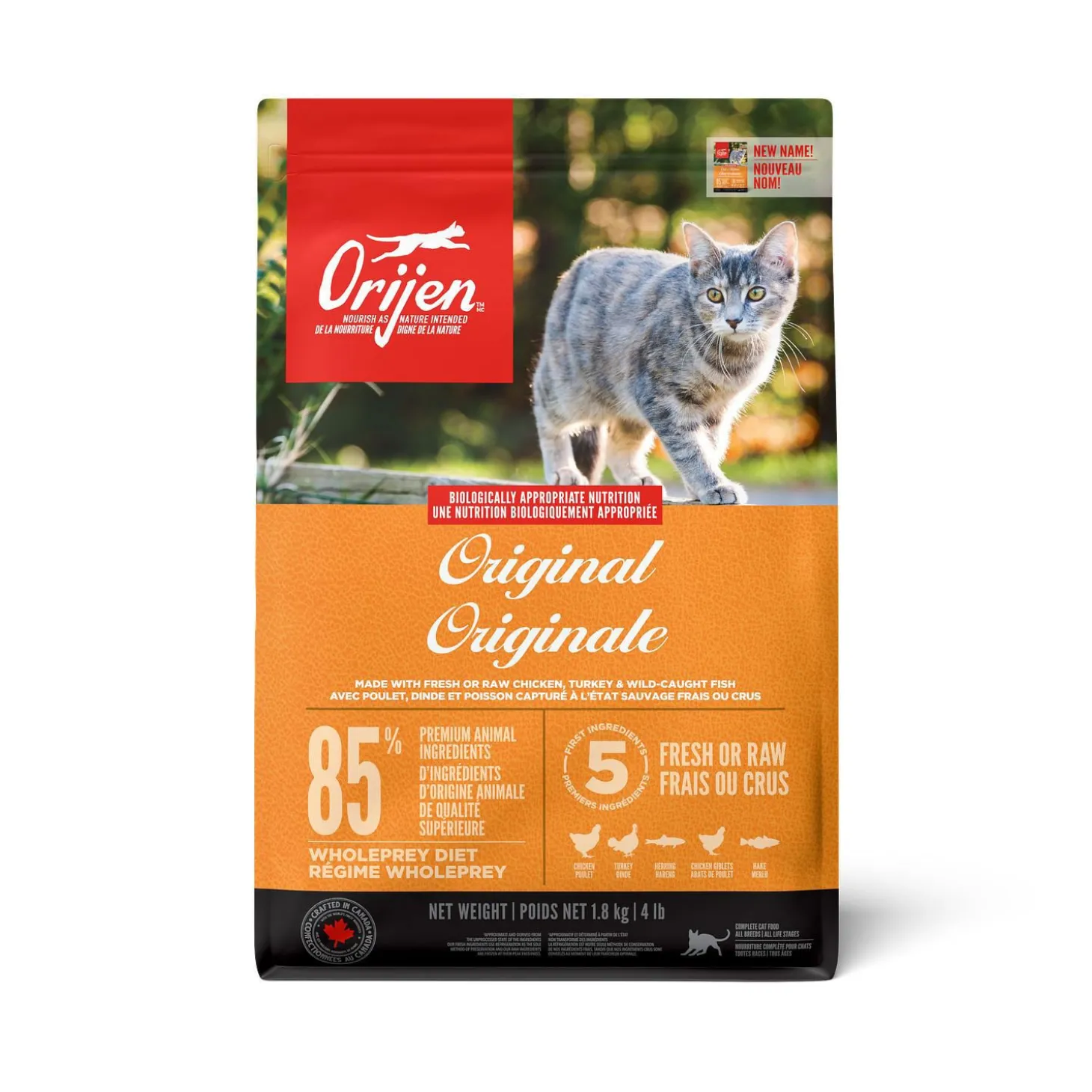Original Dry Cat Food, 1.8 kg
