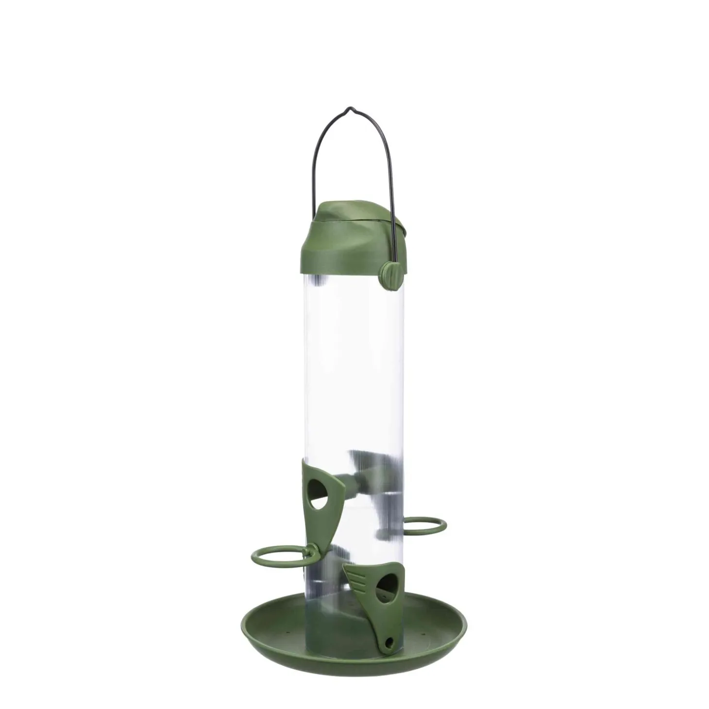 Outdoor column-shaped feeder