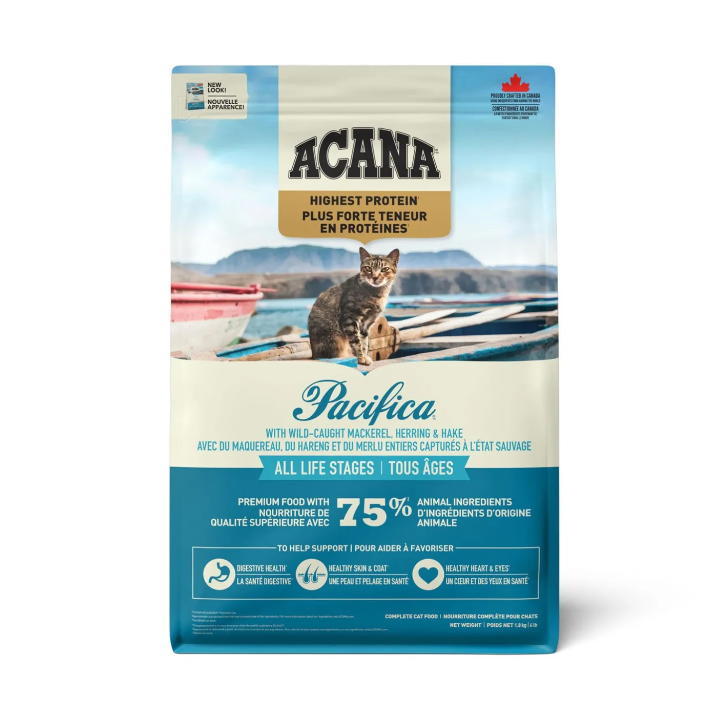 Pacifica Highest Protein Dry Cat Food, 1.8 kg