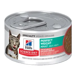 Perfect Weight Vegetable and Salmon Medley for Adult Cats
