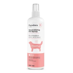 Pet odor neutralizer for shaggy coats