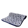 Pet plush blanket, navy stars