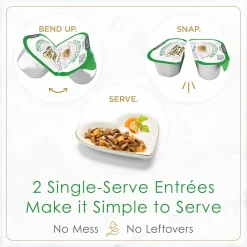 Petites wet food for cats, grilled chicken and rice
