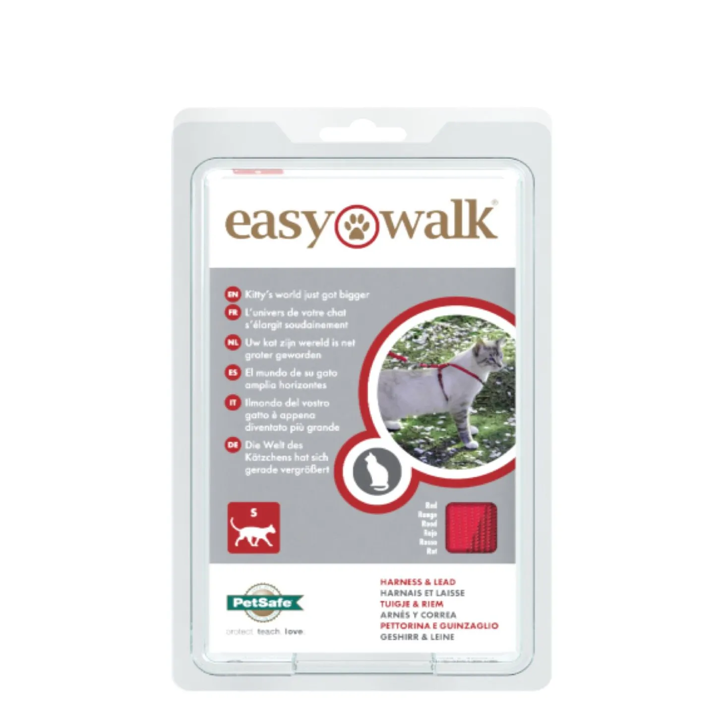 PetSafe Easy Walk Cat Harness Red, Large