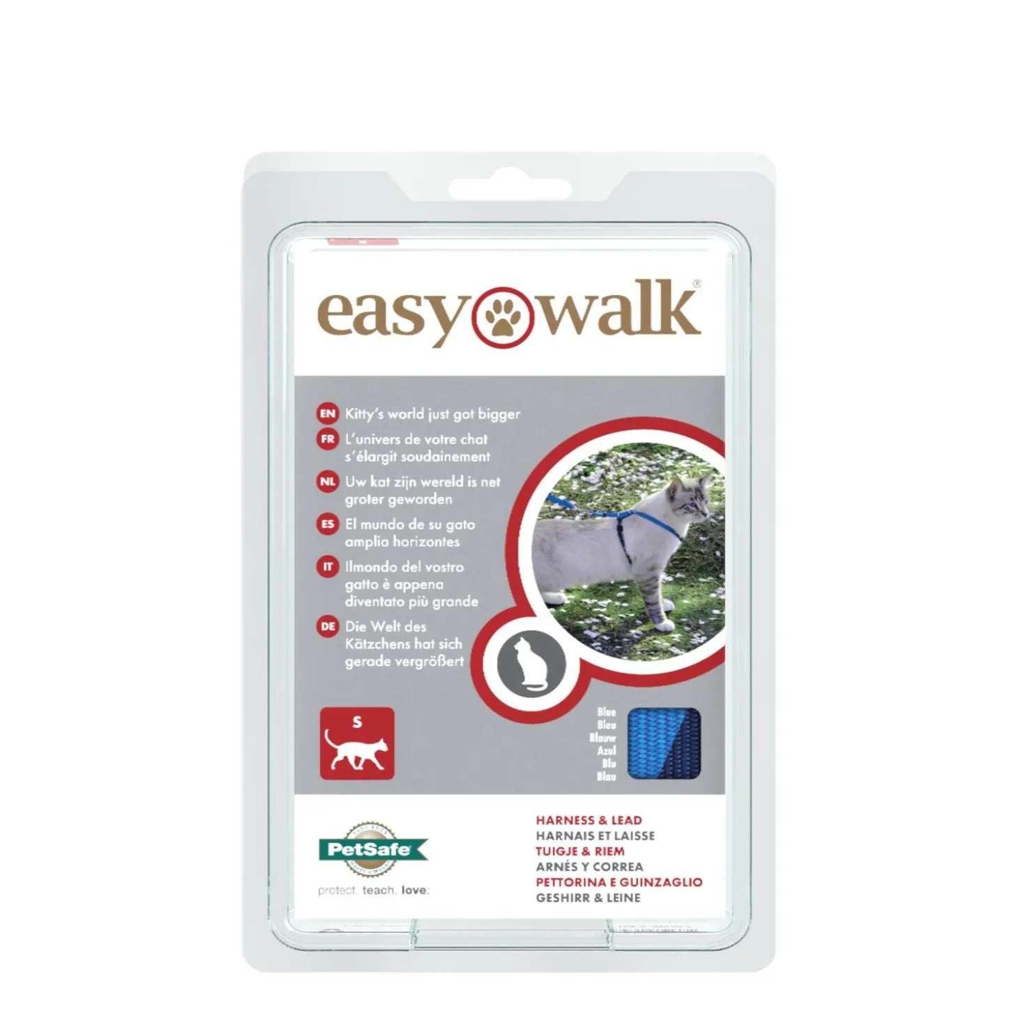 PetSafe Easy Walk Cat Harness Small, Royal Blue