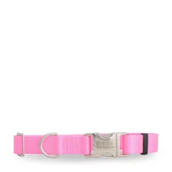 Pink nylon collar