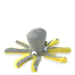 Plush octopus for cats