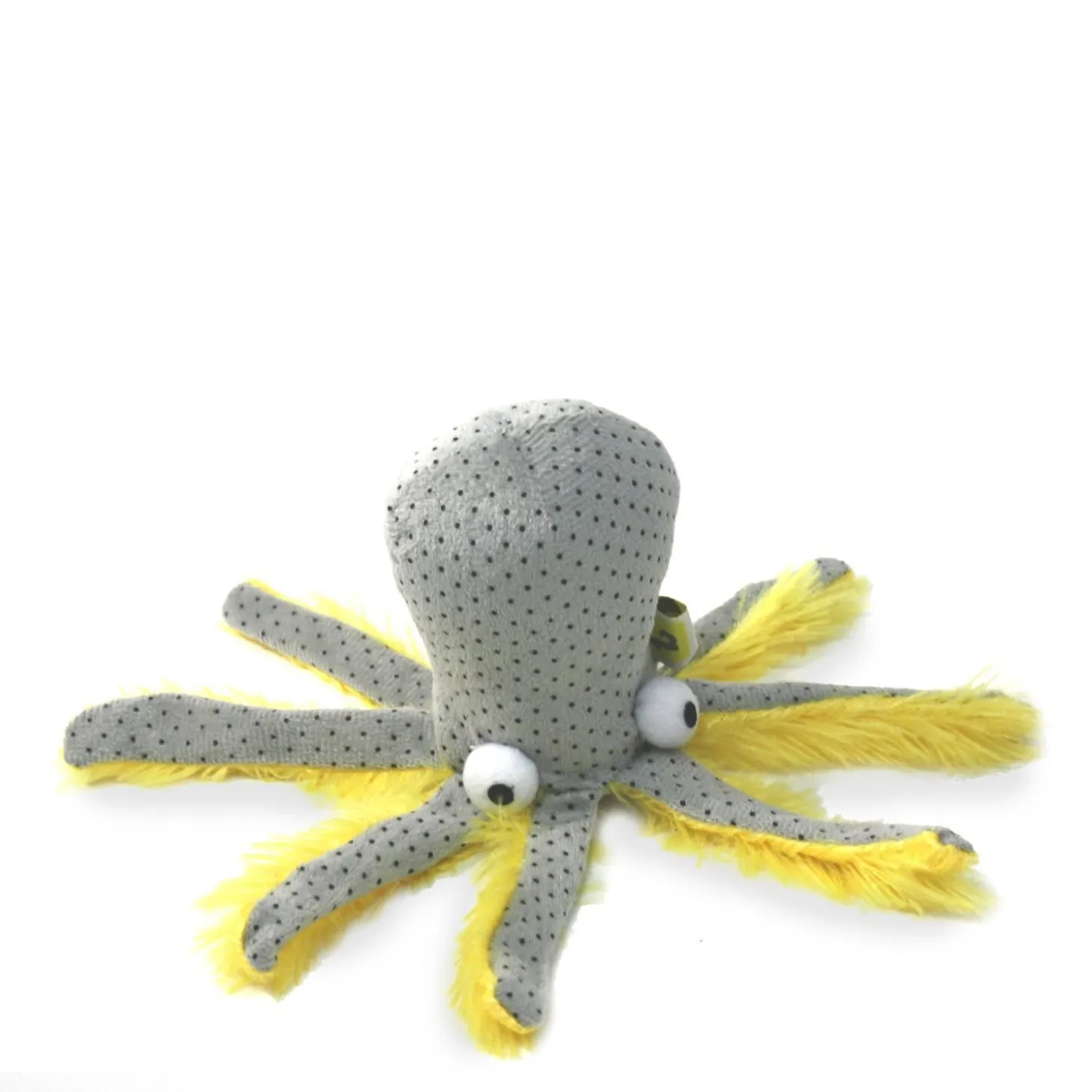 Plush octopus for cats