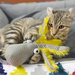 Plush octopus for cats